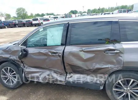 TOYOTA HIGHLANDER 2019 vin 5TDJZRFH2KS927304 from auto auction Iaai