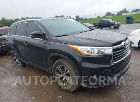 Toyota Highlander 2016 2016 vin 5TDKKRFH8GS507319 from auto auction Iaai