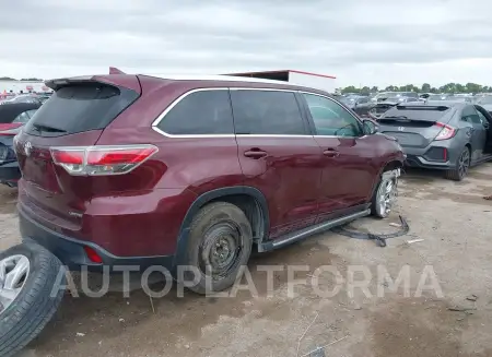 TOYOTA HIGHLANDER 2015 vin 5TDYKRFHXFS108713 from auto auction Iaai