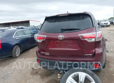 TOYOTA HIGHLANDER 2015 vin 5TDYKRFHXFS108713 from auto auction Iaai