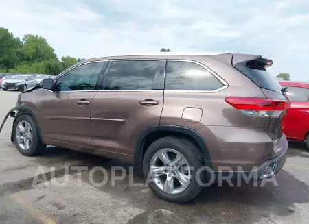 TOYOTA HIGHLANDER 2017 vin 5TDYZRFH3HS224558 from auto auction Iaai