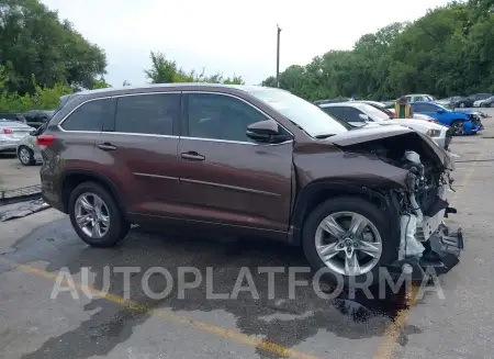 TOYOTA HIGHLANDER 2017 vin 5TDYZRFH3HS224558 from auto auction Iaai