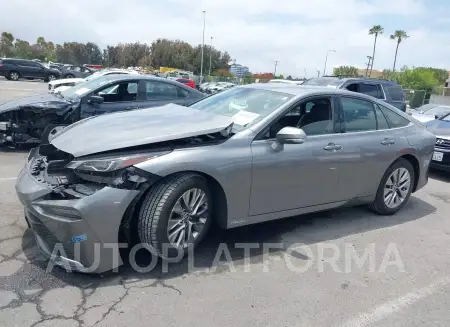 TOYOTA MIRAI 2021 vin JTDAAAAA8MA002660 from auto auction Iaai