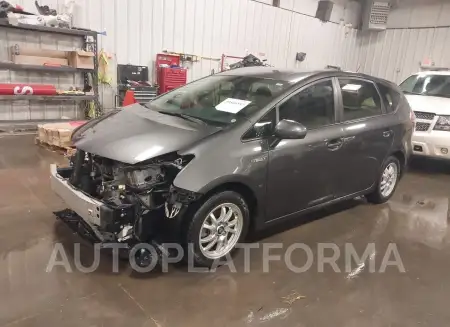 TOYOTA PRIUS V 2017 vin JTDZN3EU3HJ065758 from auto auction Iaai