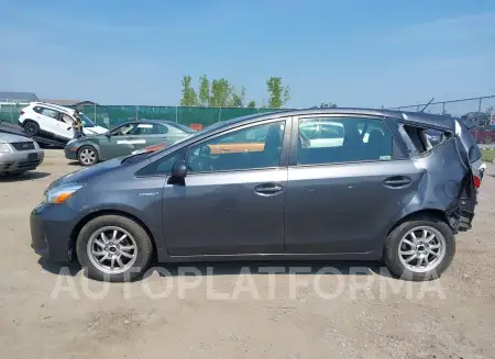 TOYOTA PRIUS V 2017 vin JTDZN3EU7HJ074284 from auto auction Iaai