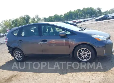 TOYOTA PRIUS V 2017 vin JTDZN3EU7HJ074284 from auto auction Iaai