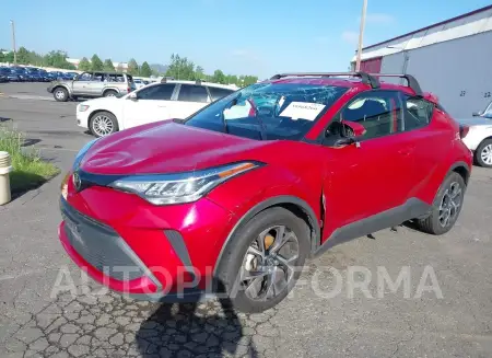 TOYOTA C-HR 2021 vin JTNKHMBX0M1120511 from auto auction Iaai