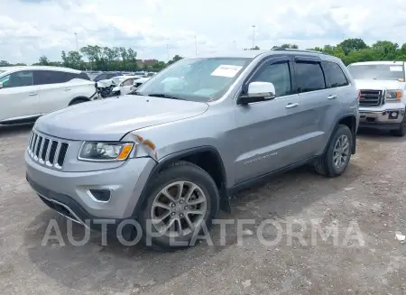 JEEP GRAND CHEROKEE 2015 vin 1C4RJEBGXFC119015 from auto auction Iaai