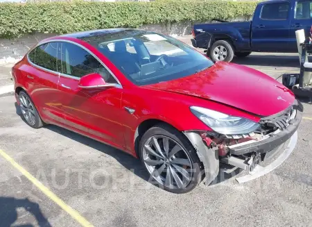 Tesla Model 3 2018 2018 vin 5YJ3E1EA1JF019312 from auto auction Iaai