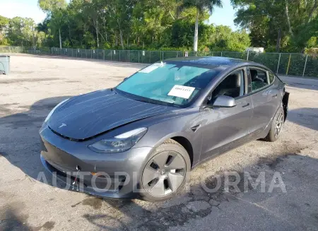 TESLA MODEL 3 2023 vin 5YJ3E1EA7PF689911 from auto auction Iaai