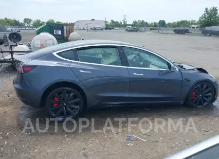 TESLA MODEL 3 2020 vin 5YJ3E1EC6LF736177 from auto auction Iaai