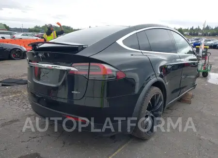 TESLA MODEL X 2018 vin 5YJXCDE23JF133667 from auto auction Iaai