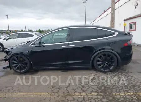 TESLA MODEL X 2018 vin 5YJXCDE23JF133667 from auto auction Iaai