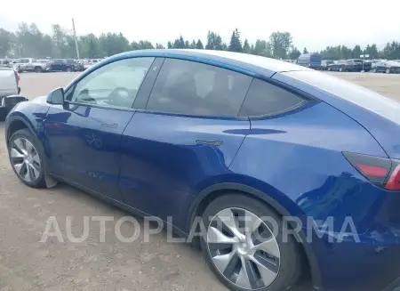 TESLA MODEL Y 2022 vin 7SAYGAEE2NF366644 from auto auction Iaai