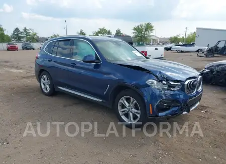 BMW X3 2020 2020 vin 5UXTY3C02L9D58737 from auto auction Iaai