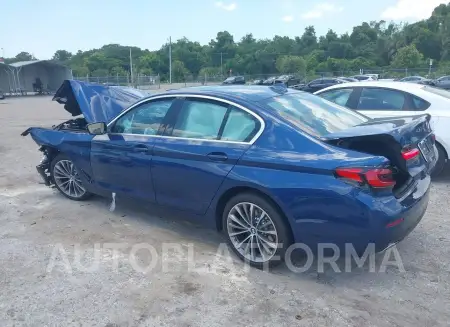 BMW 530 2022 vin WBA53BH01NWX55799 from auto auction Iaai