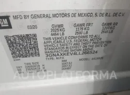 CHEVROLET EQUINOX 2020 vin 3GNAXKEV4LL266524 from auto auction Iaai