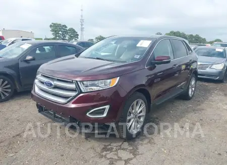 FORD EDGE 2018 vin 2FMPK3K8XJBB77423 from auto auction Iaai