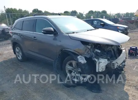 Toyota Highlander 2016 2016 vin 5TDDKRFH4GS322922 from auto auction Iaai