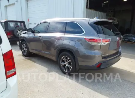 TOYOTA HIGHLANDER 2016 vin 5TDJKRFH0GS278274 from auto auction Iaai