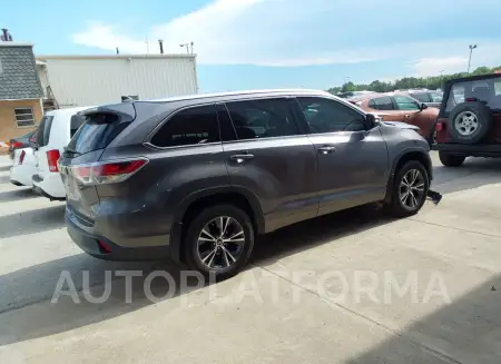 TOYOTA HIGHLANDER 2016 vin 5TDJKRFH0GS278274 from auto auction Iaai