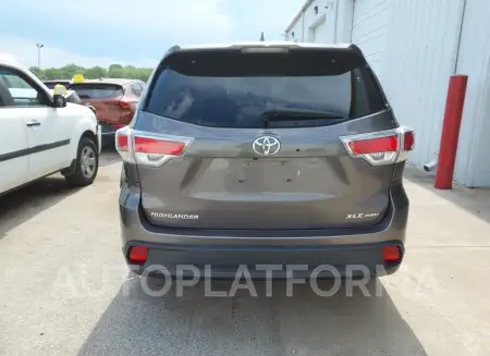 TOYOTA HIGHLANDER 2016 vin 5TDJKRFH0GS278274 from auto auction Iaai