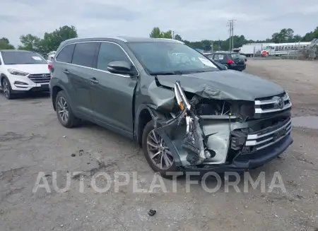 Toyota Highlander 2019 2019 vin 5TDJZRFH4KS742350 from auto auction Iaai