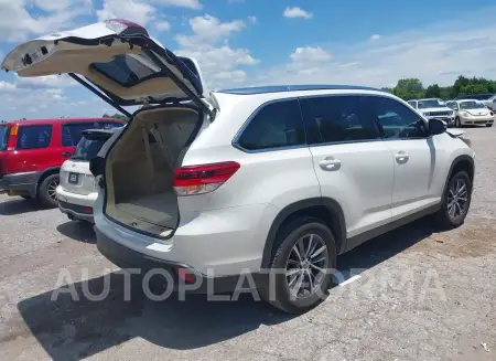 TOYOTA HIGHLANDER 2019 vin 5TDKZRFH0KS368680 from auto auction Iaai