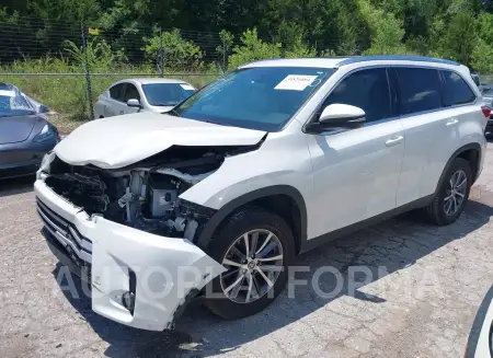 TOYOTA HIGHLANDER 2019 vin 5TDKZRFH0KS368680 from auto auction Iaai