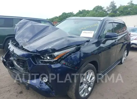 TOYOTA HIGHLANDER 2023 vin 5TDXBRCH1PS584690 from auto auction Iaai