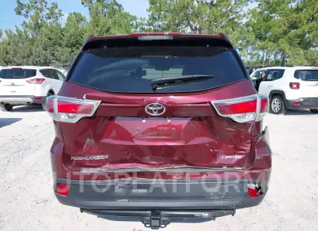 TOYOTA HIGHLANDER 2016 vin 5TDYKRFH1GS183544 from auto auction Iaai