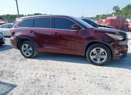 TOYOTA HIGHLANDER 2016 vin 5TDYKRFH1GS183544 from auto auction Iaai