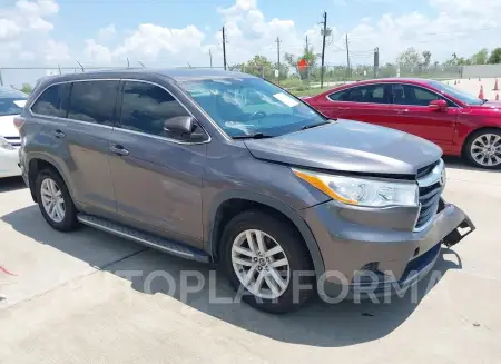 TOYOTA HIGHLANDER 2016 vin 5TDZKRFHXGS130149 from auto auction Iaai