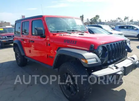 JEEP WRANGLER UNLIMITED 2021 vin 1C4HJXDG4MW694873 from auto auction Iaai