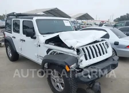 Jeep Wrangler 2020 2020 vin 1C4HJXDG6LW142001 from auto auction Iaai