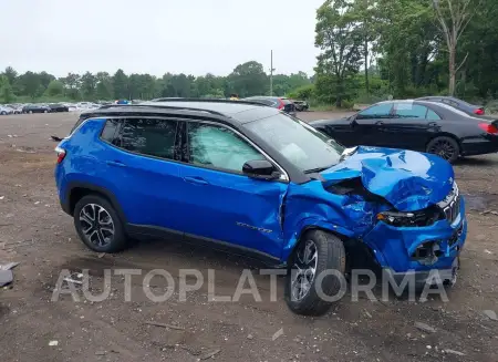 JEEP COMPASS 2022 vin 3C4NJDCB2NT180745 from auto auction Iaai