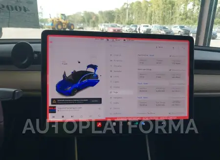 TESLA MODEL 3 2019 vin 5YJ3E1EA5KF395142 from auto auction Iaai