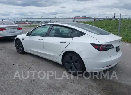 TESLA MODEL 3 2021 vin 5YJ3E1EAXMF976865 from auto auction Iaai