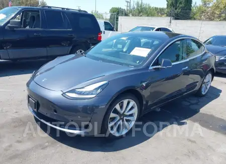 TESLA MODEL 3 2018 vin 5YJ3E1EB2JF090821 from auto auction Iaai