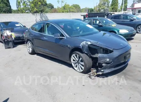 Tesla Model 3 2018 2018 vin 5YJ3E1EB2JF090821 from auto auction Iaai