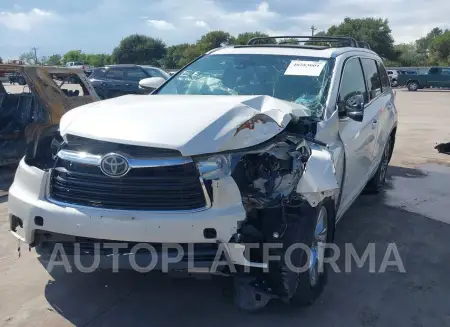 TOYOTA HIGHLANDER 2015 vin 5TDDKRFH5FS124218 from auto auction Iaai