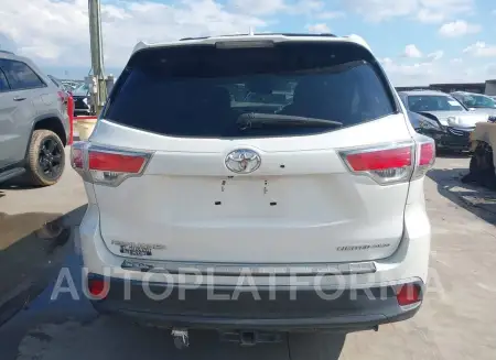 TOYOTA HIGHLANDER 2015 vin 5TDDKRFH5FS124218 from auto auction Iaai