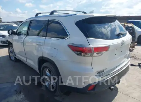 TOYOTA HIGHLANDER 2015 vin 5TDDKRFH5FS124218 from auto auction Iaai