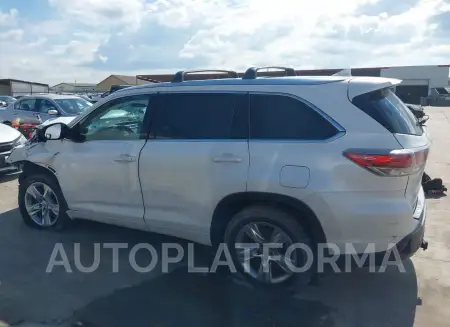 TOYOTA HIGHLANDER 2015 vin 5TDDKRFH5FS124218 from auto auction Iaai