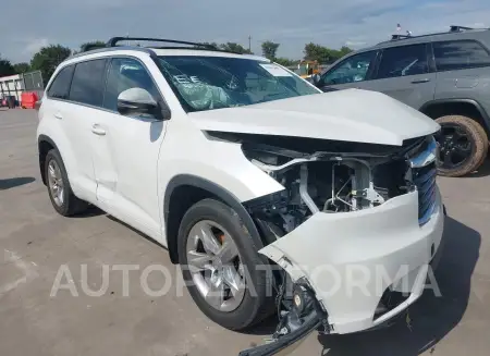 TOYOTA HIGHLANDER 2015 vin 5TDDKRFH5FS124218 from auto auction Iaai