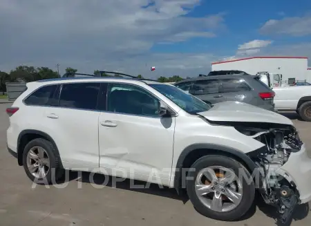 TOYOTA HIGHLANDER 2015 vin 5TDDKRFH5FS124218 from auto auction Iaai