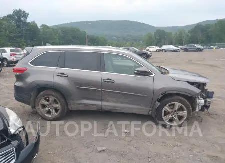 TOYOTA HIGHLANDER 2017 vin 5TDDZRFH8HS358156 from auto auction Iaai