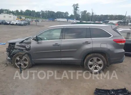 TOYOTA HIGHLANDER 2017 vin 5TDDZRFH8HS358156 from auto auction Iaai