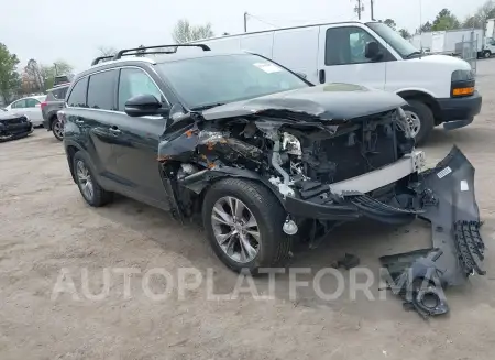 Toyota Highlander 2015 2015 vin 5TDJKRFH7FS221097 from auto auction Iaai