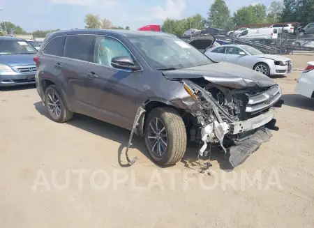 TOYOTA HIGHLANDER 2017 vin 5TDJZRFH7HS444335 from auto auction Iaai